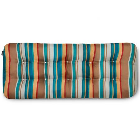Classic Accessories Indoor/Outdoor Bench Cushion, 42 x 18 x 5", Santa Fe Stripe 62-206-013401-EC